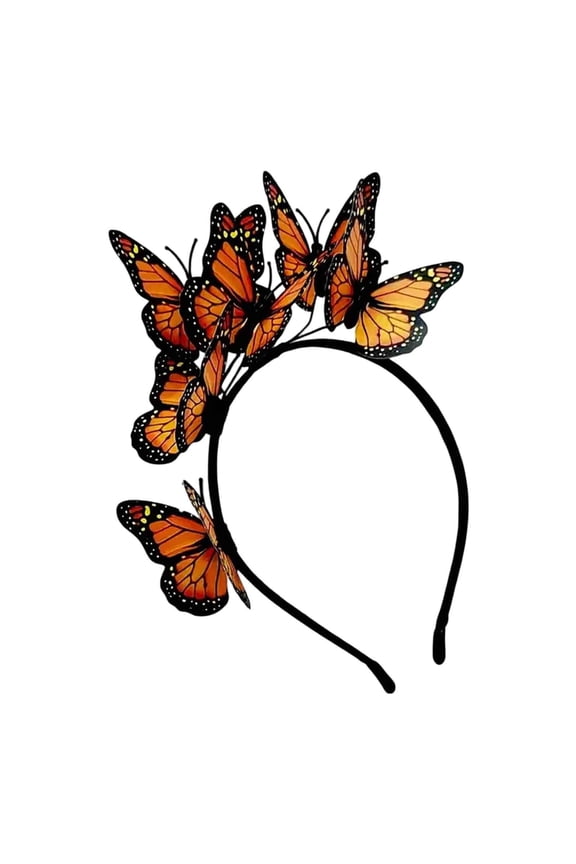 Colorful Butterfly Style Headdress, Headband, Hair Accessories, Suitable for Women and Girls Holiday Party