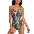 thumbnail image 1 of Colorful Butterfly Swimsuit Cute Animal Push Up Swimwear One Piece Holiday Swim Monokini Bodysuit Sexy Beach Outfits Plus Size, 1 of 7