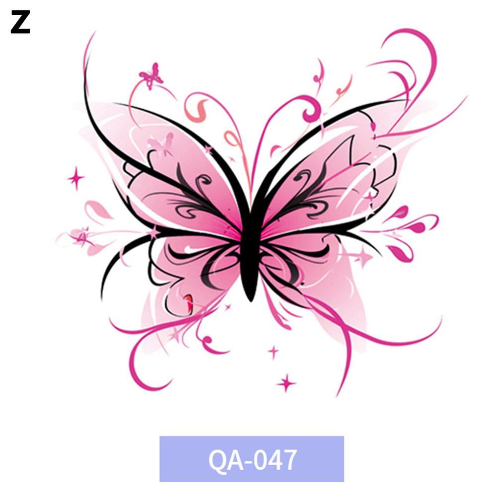 Colorful Butterfly Temporary Tattoos Waterproof Style Dopamine Stickers Beauty For Daily Caring And Colorful B4T4