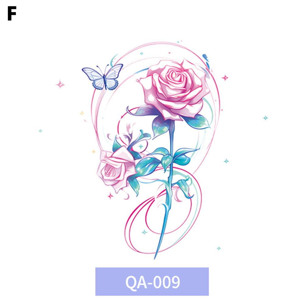 Colorful Butterfly Temporary Tattoos Waterproof Style Dopamine Stickers Beauty For Daily Caring And Colorful B8H0