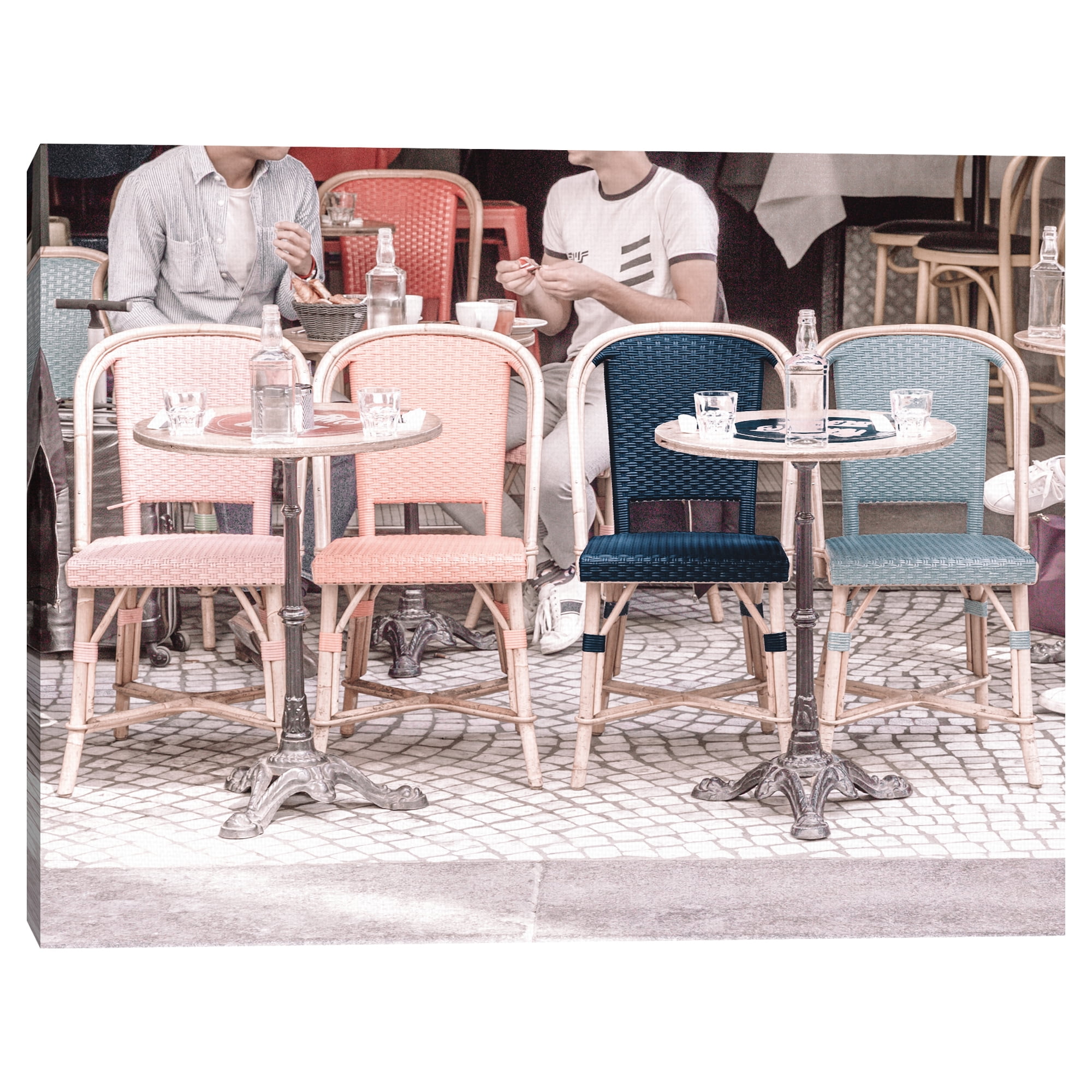 Colorful Café by Heather Loriece Canvas Art Print