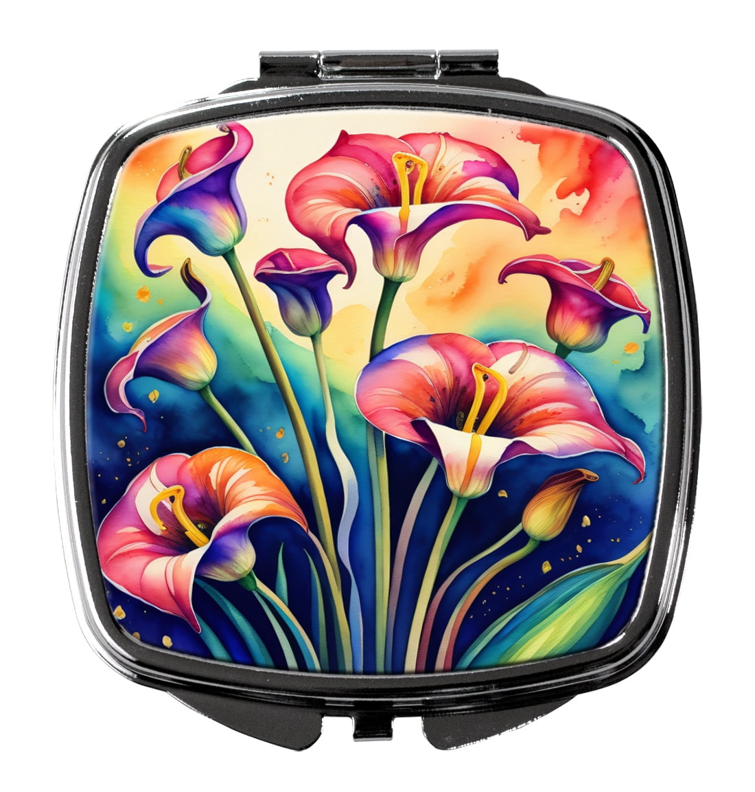 Colorful Calla Lilies Compact Mirror 2.75 in x 3 in - Walmart.com