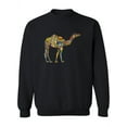 thumbnail image 1 of Colorful Camel With Patterns Sweatshirt Women -Image by Shutterstock, Female Medium, 1 of 4