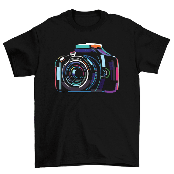 Colorful Camera Photo Photography Photographer Gift T-Shirt Men Women