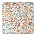 thumbnail image 1 of Colorful Camo Baseballs Pattern Square Fitted Tablecloth with Elastic Edge,Square Table Cover,Washable Elastic Table Cover for Home Kitchen Party Decor 36"x36", 1 of 6