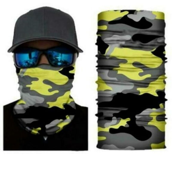 Colorful Camo Face Balaclava Scarf Neck Hunting Sun Gaiter Headwear Mask