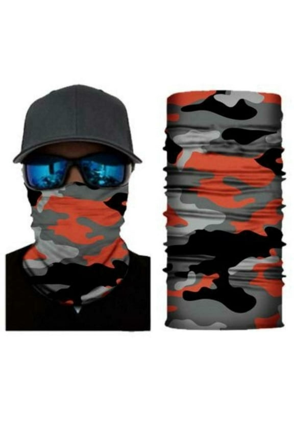 Colorful Camo Face Balaclava Scarf Neck Hunting Sun Gaiter Headwear Mask