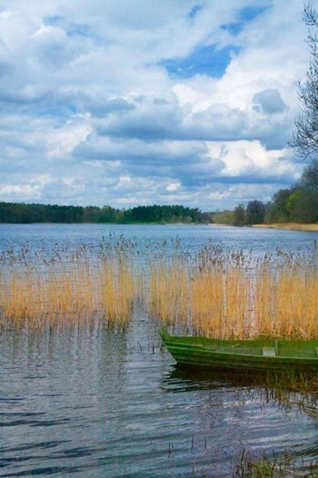 Colorful Canoe by Lake Trakai Lithuania II Canvas Art - Keren Su DanitaDelimont (23 x 34)