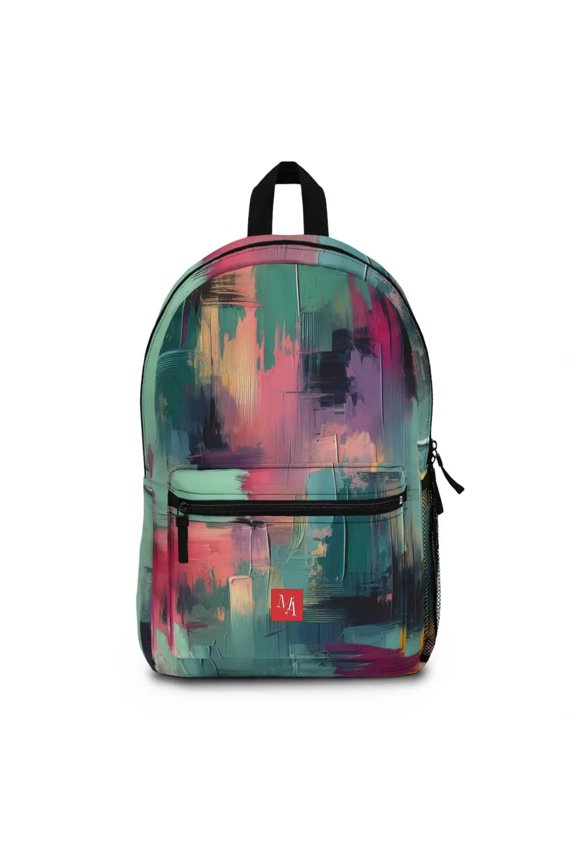 Colorful Canvas Journey- Backpack