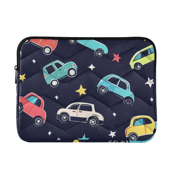 Colorful Cars Stars Cartoon Quilted Laptop Protective Cases Computer Sleeves Tablet Bags Briefcases M