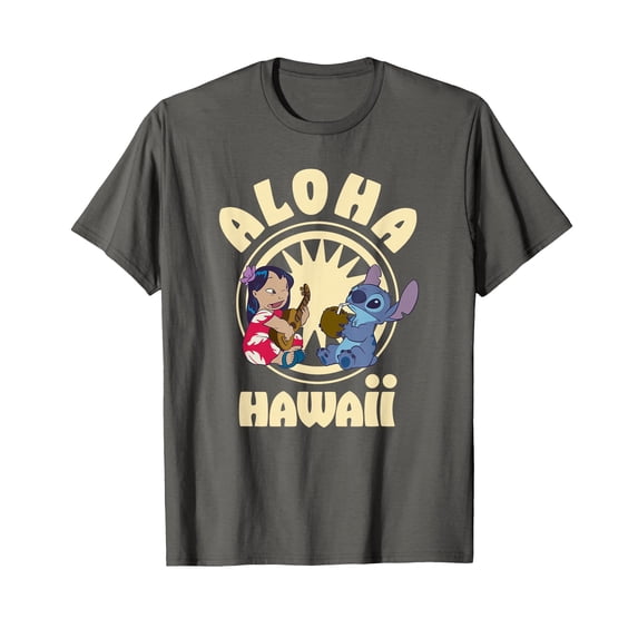 Colorful Cartoon Aloha Hawaii Friendship T-Shirt for Fun Summer Vibes