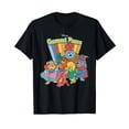 thumbnail image 1 of Colorful Cartoon Bears Retro T-Shirt for Fun and Nostalgic Adventures, 1 of 5
