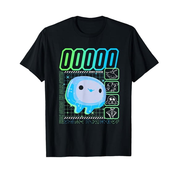 Colorful Cartoon Character Graphic T-Shirt for Creative Thinkers