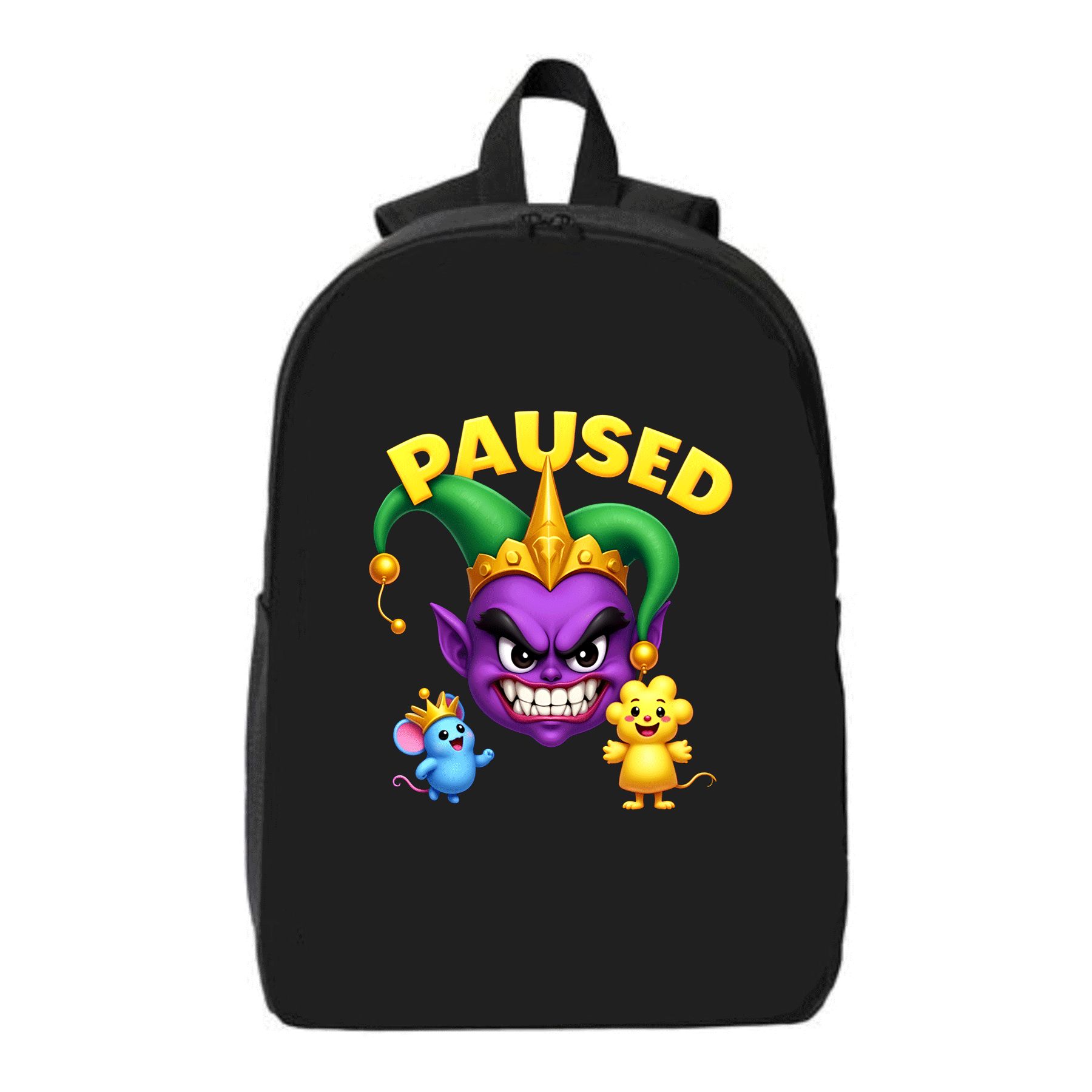 Colorful Cartoon Design Laptop Backpack - Fits 15 