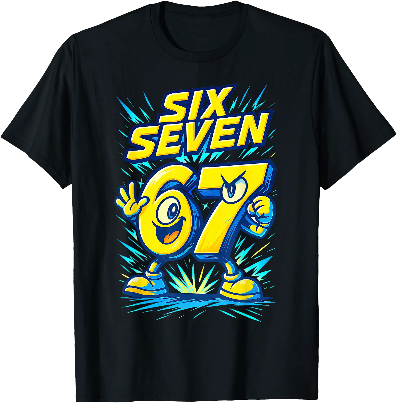 Colorful Cartoon Graphic Funny Meme T-Shirt for Creative Expression ...