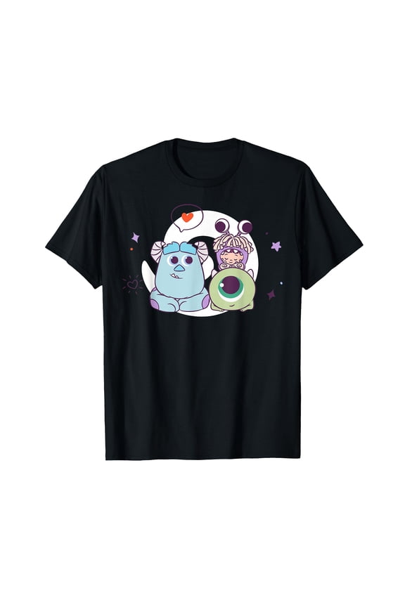 Colorful Cartoon Monsters Chibi T-Shirt for Fun and Playful Style