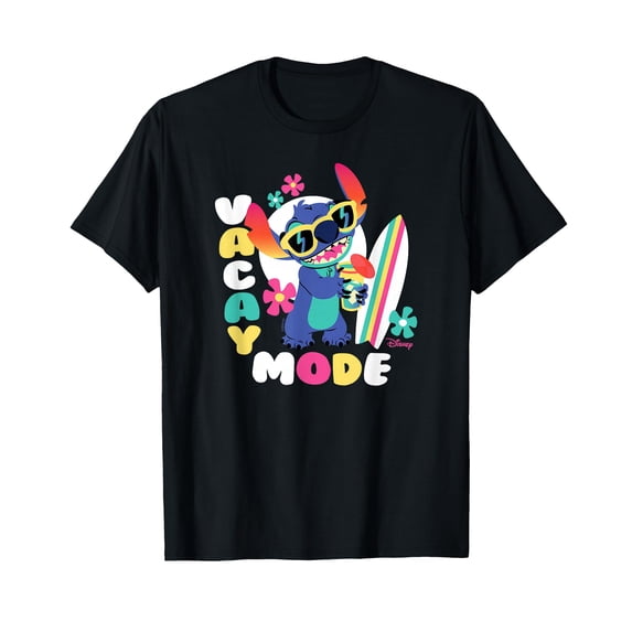 Colorful Cartoon Surfing T-Shirt for Fun Vacations and Relaxation