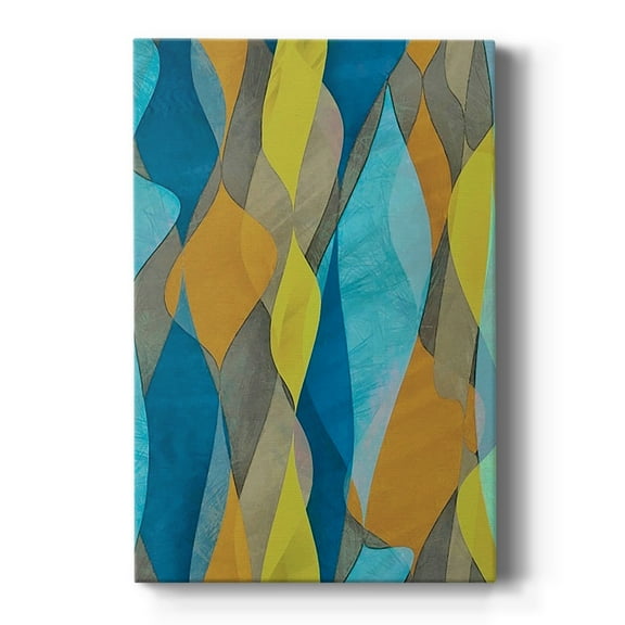 Colorful Cascade I Premium Gallery Wrapped Canvas - Ready to Hang