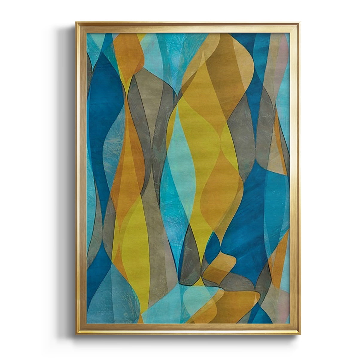 Colorful Cascade II Premium Framed Print, in Gold, Black, or Silver - Ready to Hang