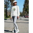 thumbnail image 1 of Colorful Cat Design . Sweatshirt Women -Image by Shutterstock, Female Large, 1 of 4