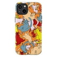 thumbnail image 1 of Colorful Cat Pattern Phone Case, Vibrant Abstract Kitty Collage Design, Cute & Quirky Animal Print Phone Cover Fits iPhone 16 15 14 13 12 11 Pro Max Mini, 1 of 6