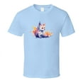 thumbnail image 1 of Colorful Cat Watercolor Tee Colorful Cat Lover Tshirt Feline Novelty T Shirt, 1 of 1