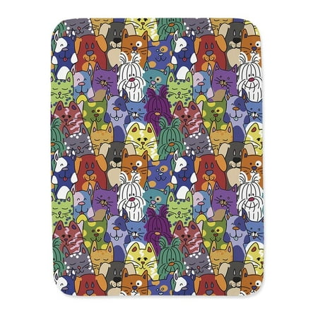 Colorful Cats And Dogs Blanket -Image by Shutterstock,
