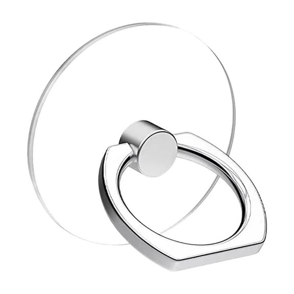 Colorful Cell Phone Ring Holder Stand Transparent Phone Ring Holder Clear Universal ， Rotation Finger Grip Ring Kickstand Compatible Various Mobile Phones Or Phone Case