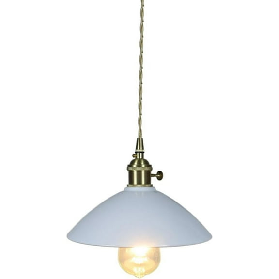 Colorful Ceramic Pendant Light with Switch, Rustic Farmhouse Pendant Lamp for Dining Room, Modern Simple Pendant Light Fixture for Kitchen Island, Pendant Lighting for Kitchen Sink Bar Closet