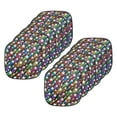 thumbnail image 1 of Colorful Chair Seating Cushion Set of 12, Colorful Stars Pattern Celebration Theme Disco and Nightclubs Jolly Fun, Seat Pads for Office with Anti-slip Backing, 16"x16", Multicolor, by Ambesonne, 1 of 7
