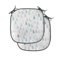 thumbnail image 1 of Colorful Chair Seating Cushion Set of 4, Big Droplets Motif Filled with Ornate Lines and Dots Urban Life Vibrant Art, Seat Pads for Office with Anti-slip Backing, 16"x16", Multicolor, by Ambesonne, 1 of 7