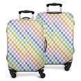 thumbnail image 1 of Colorful Checkerboard Pattern Luggage Cover Fashion Suitcase Cover Baggage Covers Fit 25-28 Inch Luggage (Go Travel), 1 of 5