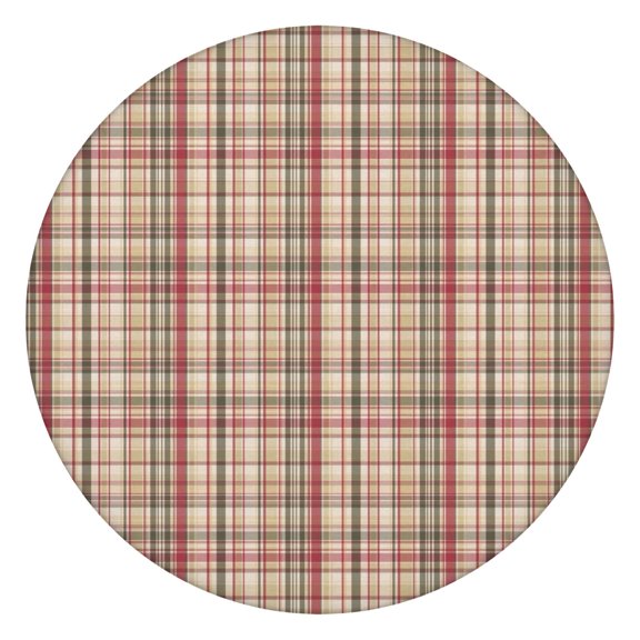 Colorful Checkered Tablecloth Featuring Retro Plaid Pattern, Abstract Geometric Design, Vintage Rustic Farmhouse Dining Table Decor