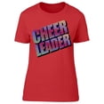 thumbnail image 1 of Colorful Cheerleader Wave Dots T-Shirt Women -Image by Shutterstock, Female Small, 1 of 2
