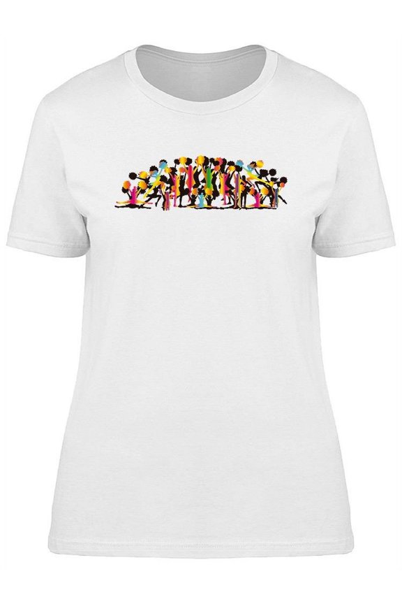 Colorful Cheerleading T-Shirt Women -Image by Shutterstock, Female Small