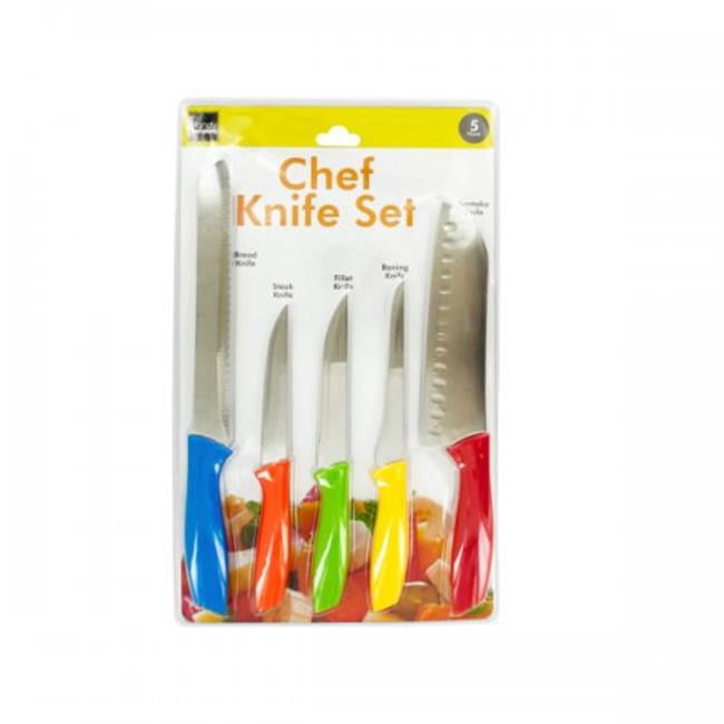 Handy Helpers OF026 Colorful Chef Knife Set