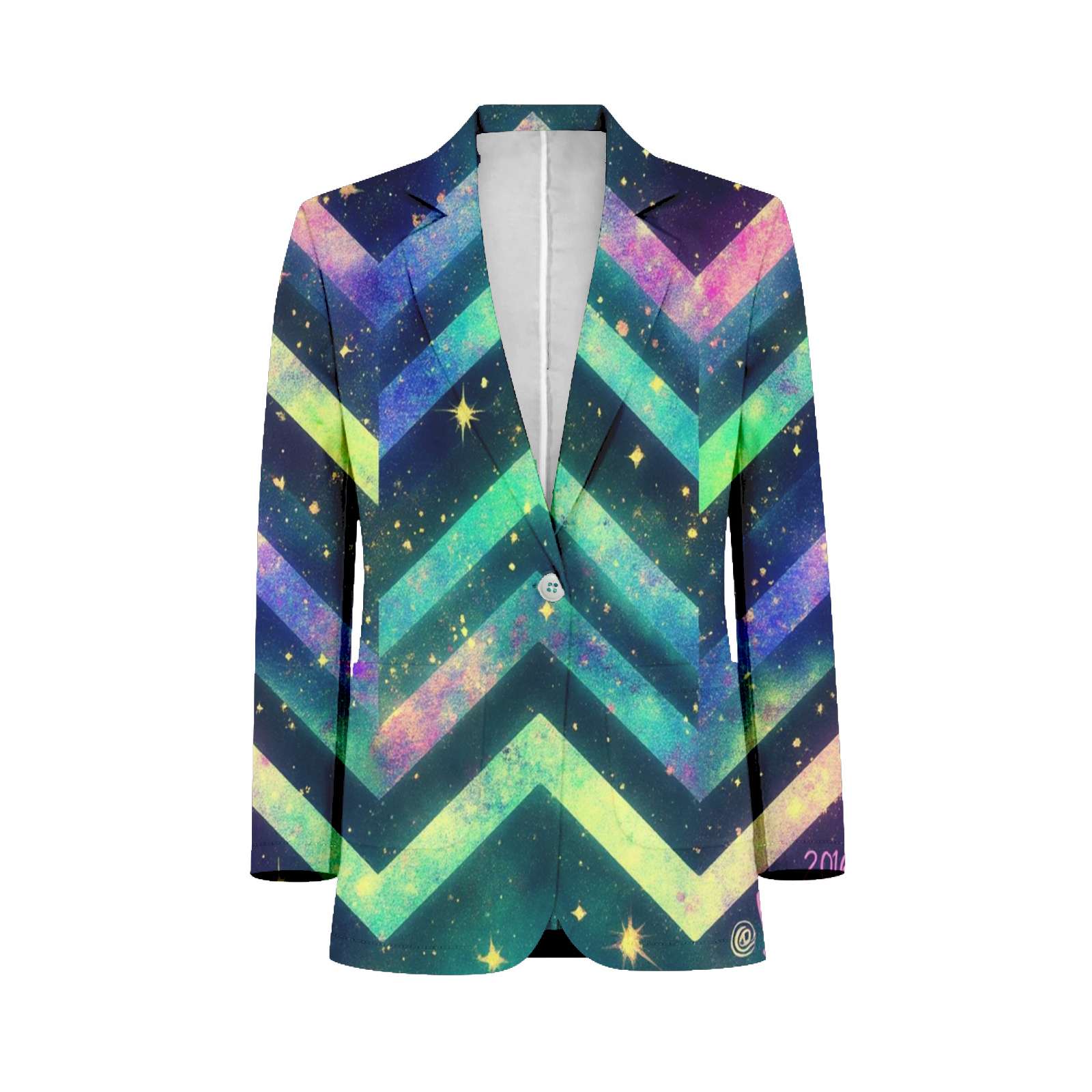Colorful Chevron Pattern Customized Men's Suits full man Shawl Collar ...