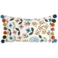 thumbnail image 1 of Colorful Chic Floral Lumbar Pillow, 1 of 1