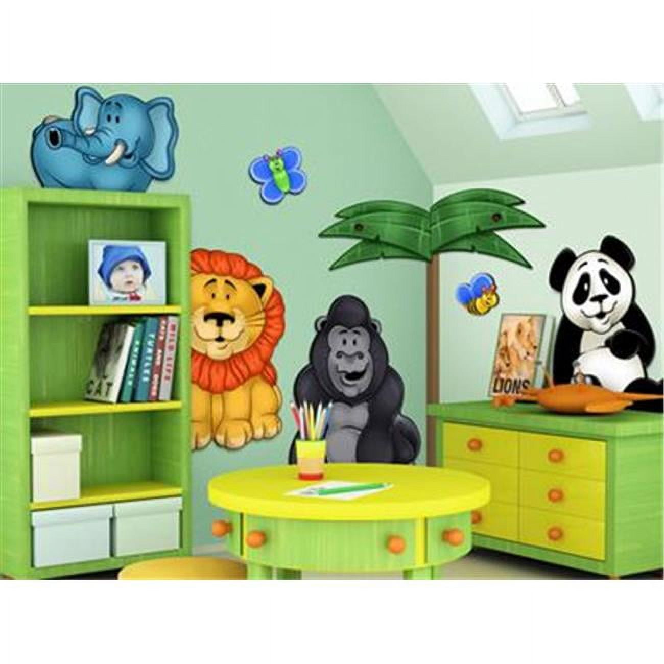 Colorful Childhood 039517199822 Jungle Animals Elephant Lion Panda