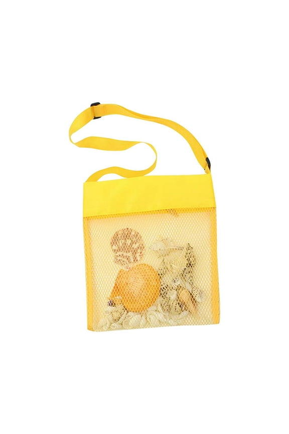 Colorful Children's Beach Bag Toy Storage Mesh Bag Small Bag Outdoor Travelling Supplies Kids Toddler Bag With Safe Rope