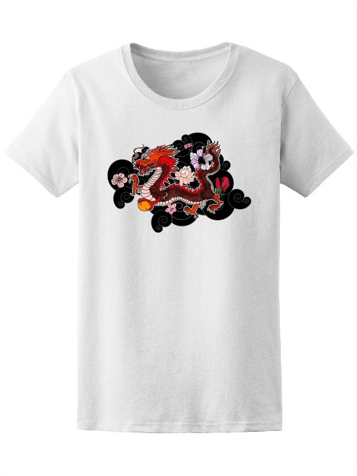 Chinese Dragon Women's T-Shirt - Premium Cotton, Regular Fit, Multiple Sizes