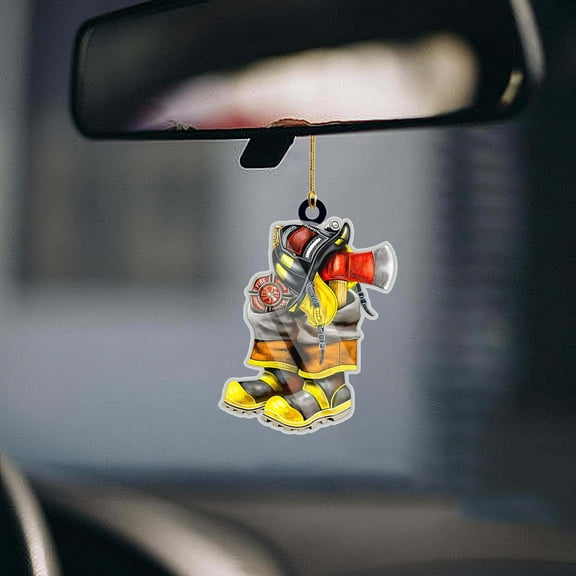 Colorful Christmas Car Hanging Tag, Festive Holiday Decor For Rearview Mirror, Santa Snowman Patterns, Durable Material, Easy To Hang, Seasonal Gift Idea