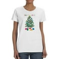 thumbnail image 1 of Colorful Christmas Collection B T-Shirt Women -Victoria Barnes Designs, Female Small, 1 of 4