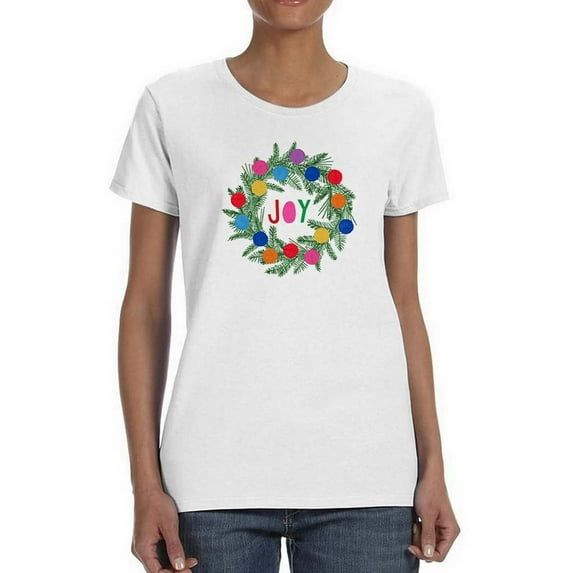 Colorful Christmas Collection C T-Shirt Women -Victoria Barnes Designs, Female Small