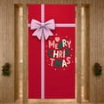 thumbnail image 1 of Colorful Christmas Lights Merry Christmas Banner Santa Claus Design Santa Claus Display Red Theme Festive Xmas Backdrop for Christmas Party Home Decor Indoor Celebration, 1 of 9