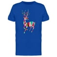 thumbnail image 1 of Colorful Christmas Reindeer T-Shirt Men -Image by Shutterstock, Male x-Large, 1 of 2