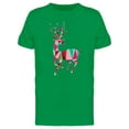 thumbnail image 1 of Colorful Christmas Reindeer Tee Men's -Image by Shutterstock, 1 of 2