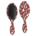 thumbnail image 1 of Colorful Christmas Striped Pattern Hair Brush,Girls Detangling Hair Brush,Glide Through Tangles with Ease for Wet & Dry Hair,8.8"X2.8", 1 of 7