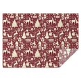 thumbnail image 1 of Colorful Christmas Striped Pattern Rectangle Tablecloth 60"x84",Waterproof Polyester Rectangle Table Cloth, Wipeable Spillproof Polyester Tablecloth for Dining, Camping, Indoor and Outdoor, 1 of 5