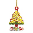 thumbnail image 1 of Colorful Christmas Tree Bauble Ornament Velvet Christmas Indoor Outdoor Hanging Decoration Holiday Party Wedding Halloween Thanksgiving Valentine's Day Decor, 1 of 5